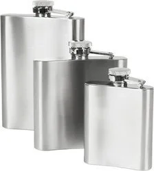 Petaca de Acero Inoxidable 180 ml.
