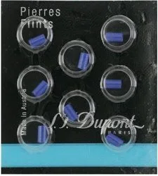 S.T.Dupont flints - 8pc blue