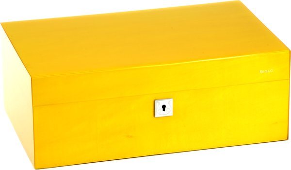 Humidor Siglo M 75 amarillo