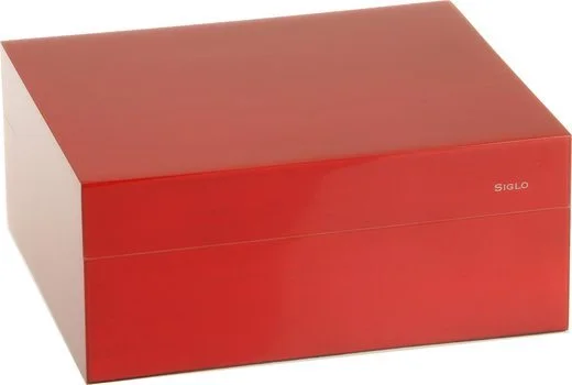 Humidor Siglo S 50 rojo