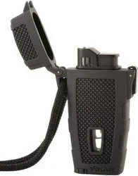 Encendedor de tormenta Xikar Stratosphere llama turbo negro