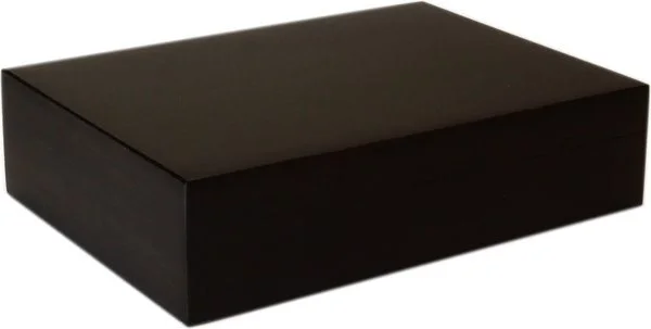 Humidor Bambú Negro Escarchado 20