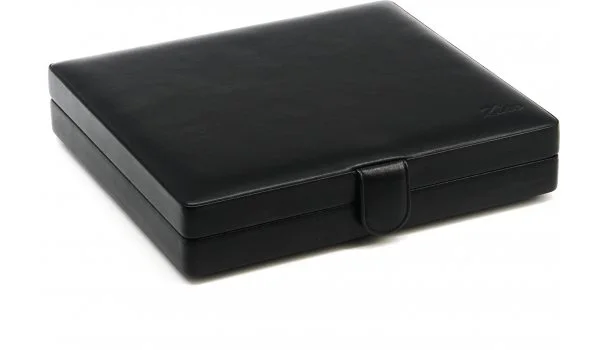 Humidor de viaje Zino Cuero Suave Negro