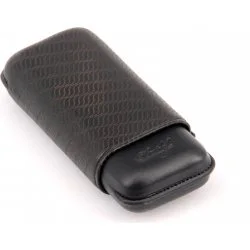 Estuche para puros Davidoff R-2 cuero negro 3