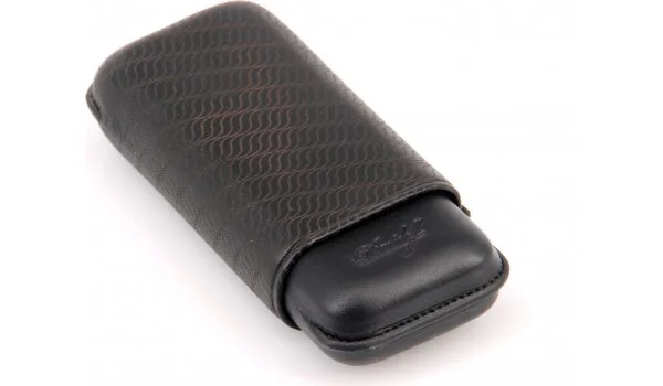 Estuche para puros Davidoff R-2 cuero negro 3