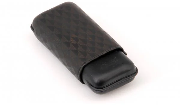 Estuche para puros Davidoff R-2 cuero negro 2