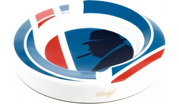 Cenicero de porcelana Davidoff WSC Union Jack