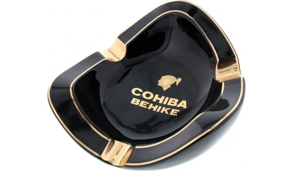 Cenicero Cohiba Behike Porcelana Oro Negro