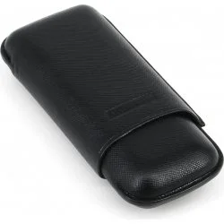 Estuche para puros Martin Wess Doble Robusto Dante Negro