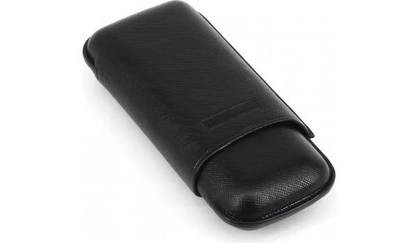 Estuche para puros Martin Wess Doble Robusto Dante Negro