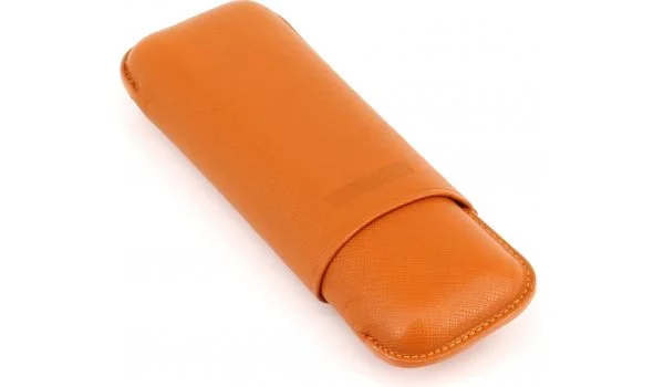 Estuche para Cigarrillos Martin Wess Doble Robusto Dante Naranja