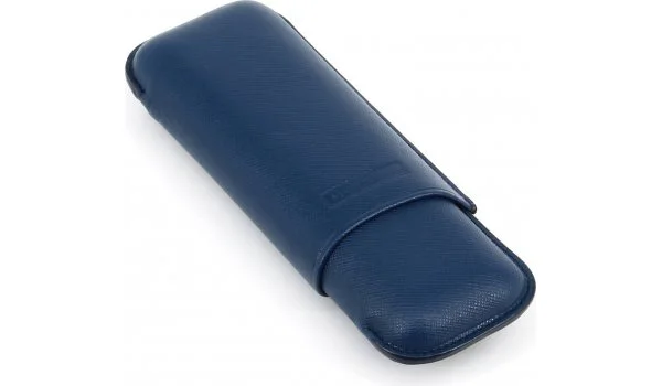 Estuche para puros Martin Wess Dante Doble Robusto Azul