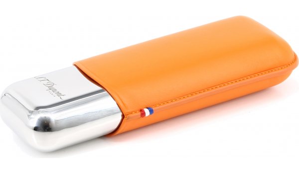 Funda doble de metal S.T. Dupont Naranja