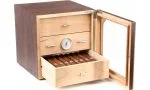 Humidor adorini Chianti M Deluxe Cajones de Nogal con Frente de Madera