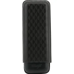 Estuche de Piel Davidoff XL para 2 Puros Negro Curado