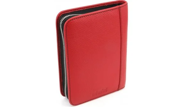 Estuche para puros adorini de Piel Auténtica Rojo