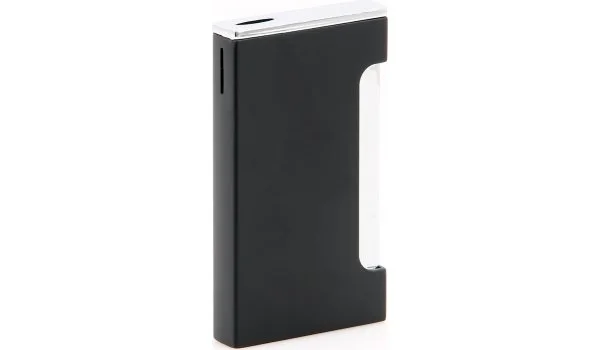 Encendedor Jean Claude Flat Flame Jet Negro Mate Cromado