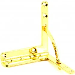 Bisagra Cuadrante Bañada en Oro - Grande 60 x 56 mm