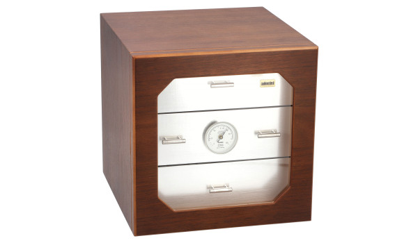 adorini Chianti M Humidor Nogal/Aluminio - Deluxe