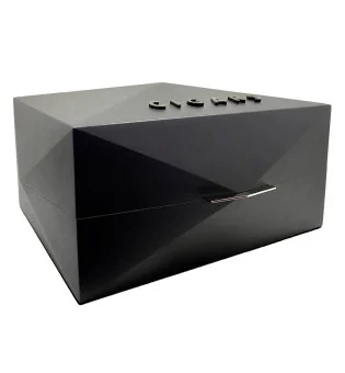 Humidor Gentili Prisma "Cigars" (negro)