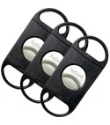 Cortapuros BigSmoke, negro, cuchillas dentadas, Paquete de 3