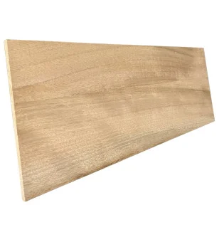 Chapa de madera de okume 42 mm x 15,3 mm x 5 mm