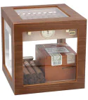 Humidor adorini Cube Deluxe - Nogal
