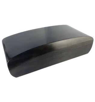 Humidor Konvex de bambú escarchado - Negro 80