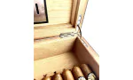 Humidor Konvex de bambú escarchado - Negro 80 imagen 7