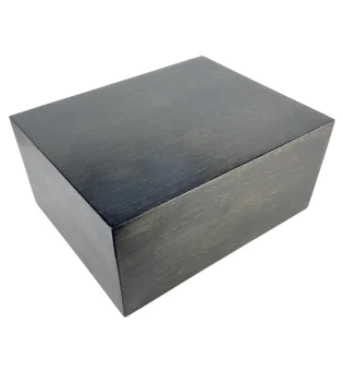 Humidor Bambú Negro Escarchado 50