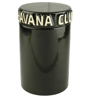 Tarro para puros Havana Club Tinaja negro