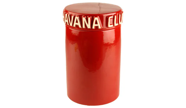 Tarro para puros Havana Club Tinaja rojo