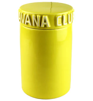 Tarro para puros Havana Club Tinaja amarillo