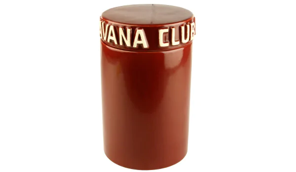 Tarro para puros Havana Club Tinaja rojo oscuro