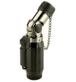 Encendedor Cozy Jet cuatro llamas negro