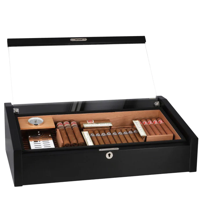 Humidor de exposición adorini Vega Deluxe - Negro imagen 109