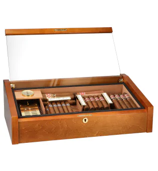 Humidor de exposición adorini Vega Deluxe - Caoba imagen 16