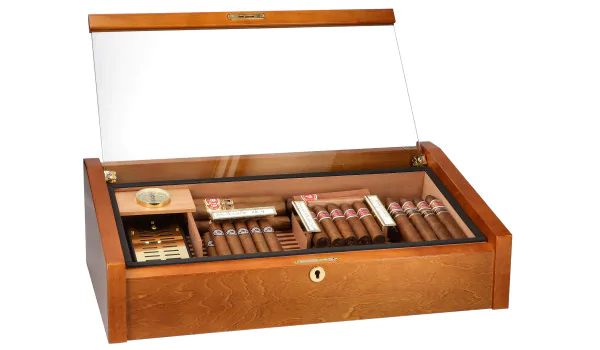 Humidor de exposición adorini Vega Deluxe - Caoba imagen 16