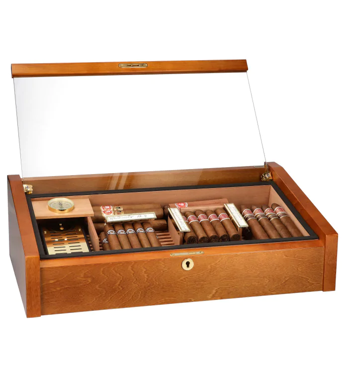 Humidor de exposición adorini Vega Deluxe - Caoba imagen 16