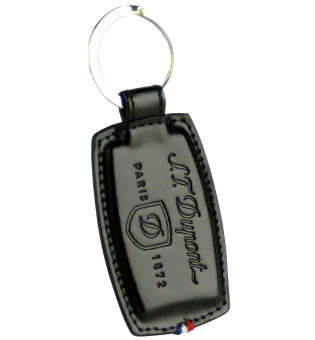 Llavero de Cuero S.T. Dupont Negro 3053