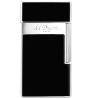 Encendedor S.T. Dupont Biggy Laca Negra Cromada 025001