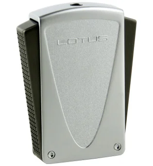 Encendedor Lotus Jet 3810 cromo terciopelo y satén metal oscuro