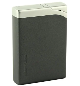 Encendedor Lotus Jet 1520 gris oscuro y cromo