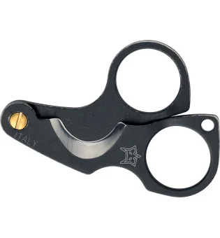 Tijeras para puros Fox Figaro acero inoxidable negro 747 BSW