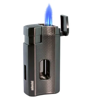 Encendedor adorini Triple Jet V-Cut Bronce de cañón