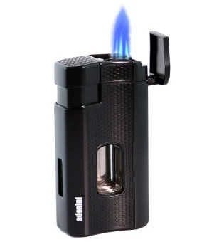 Encendedor adorini Triple Jet V-Cut Negro