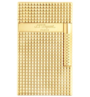 Encendedor S.T. Dupont Le Grand Cling Cabeza de Diamante Oro Amarillo C23009