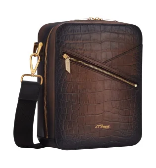 Bolso S.T. Dupont Le Grand Atelier Crossbody Cigar Havana 141453