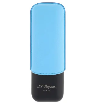 Estuche S.T. Dupont para puros turquesa negro mate 183243
