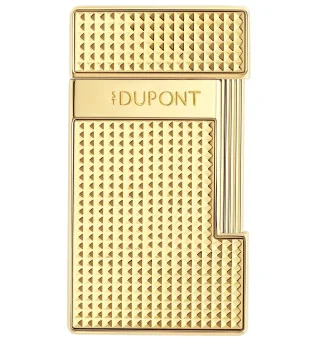 Encendedor S.T. Dupont Slimmy Cabeza de Diamante Dorado 028119
